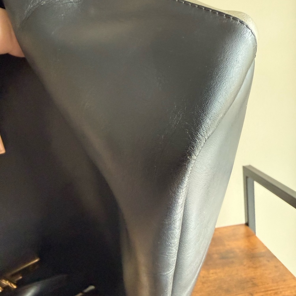 Chloe Baylee Bicolor Leather Two way Hand Bag - Picture 16 of 16